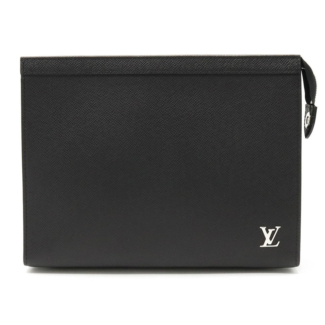 Louis Vuitton Pochette  Leather Clutch Bag