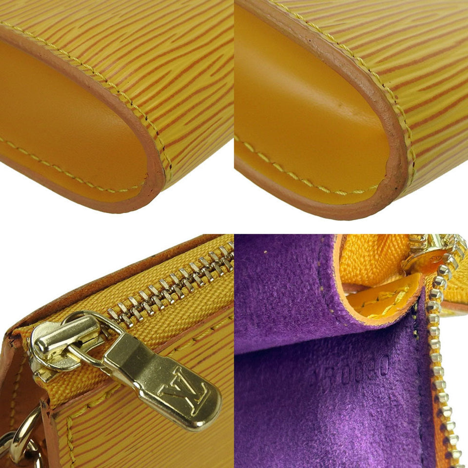 Louis Vuitton Pochette  Leather Clutch Bag