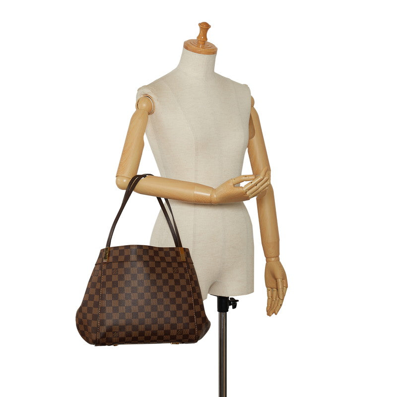 Louis Vuitton Damiere Maribor PM Toilet Bag N41215 Brown PVC Leather  Louis Vuitton