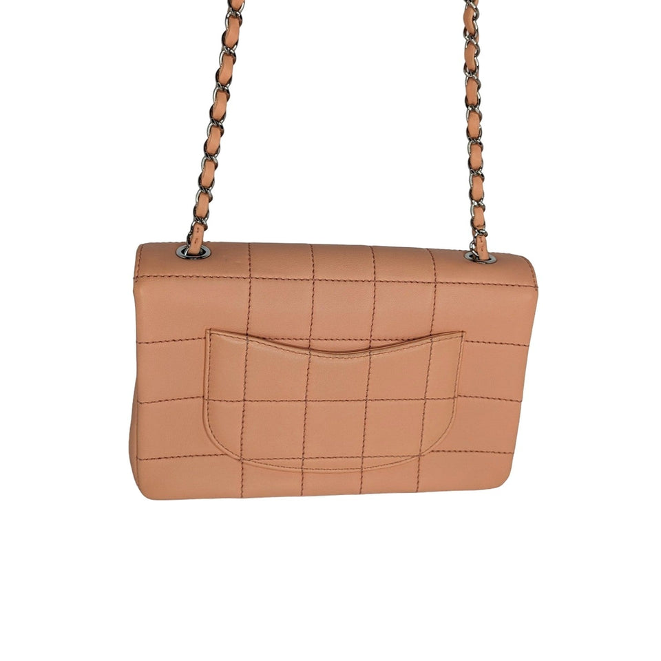 Chanel bag Vintage Peach Square Quilted Medium Flap Bag