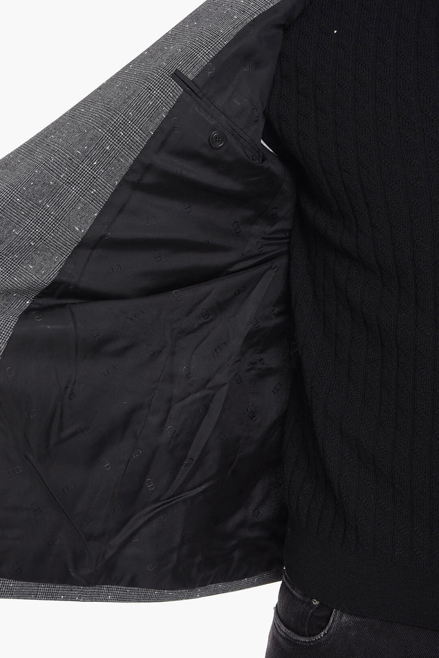 Dior District Check Double Breasted Blazer