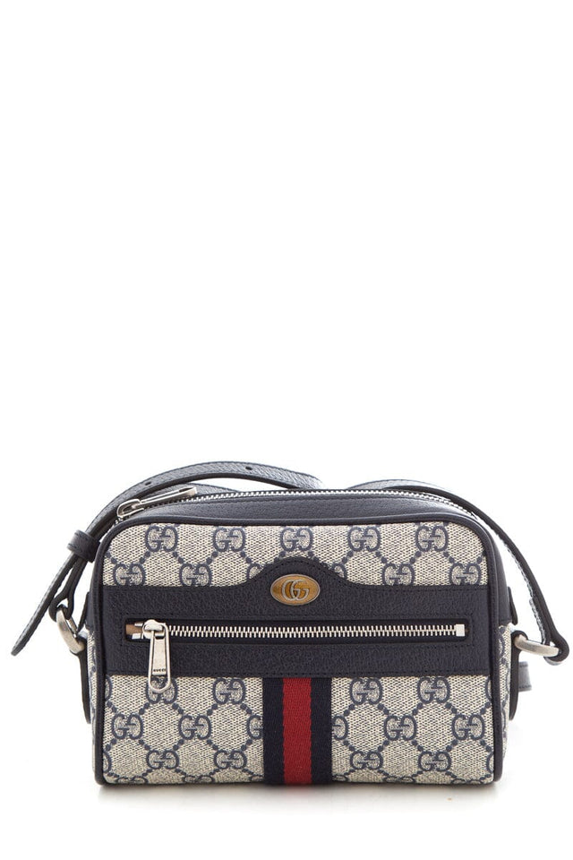 Gucci Ophidia GG Mini Bag in Beige & Blue Supreme