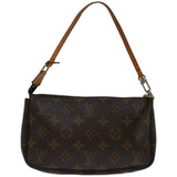 Louis Vuitton Pochette Accessoire  Canvas Clutch Bag