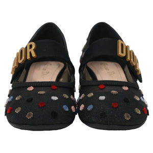 Dior Baby-D Mary Jane Pumps in Black Polyester
