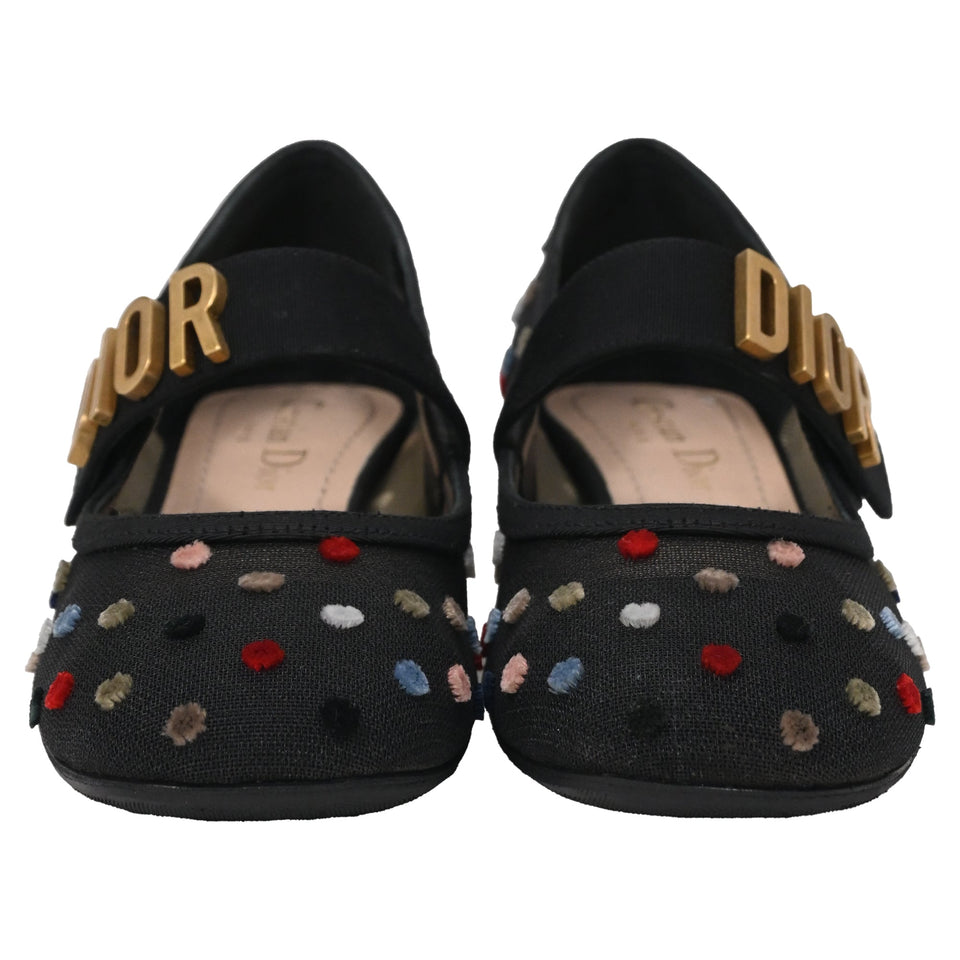 Dior Baby-D Mary Jane Pumps in Black Polyester