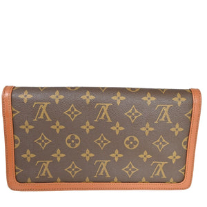 Louis Vuitton Pochette Dame  Canvas Clutch Bag