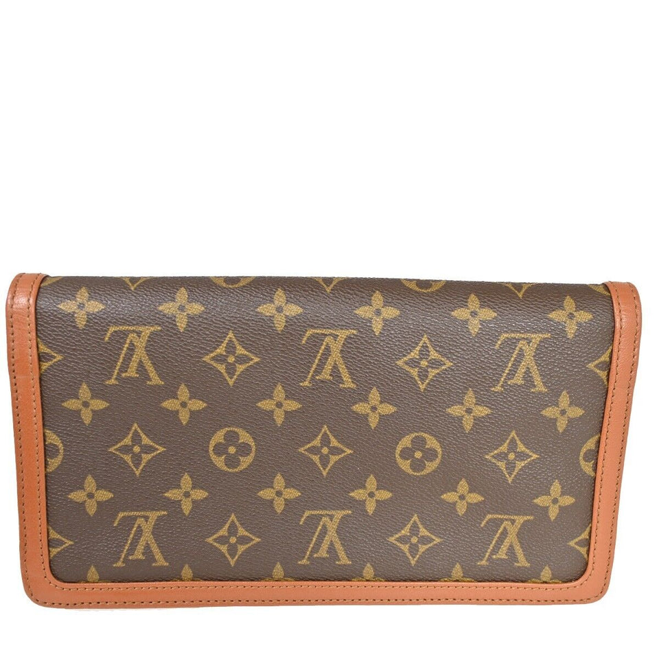 Louis Vuitton Pochette Dame  Canvas Clutch Bag