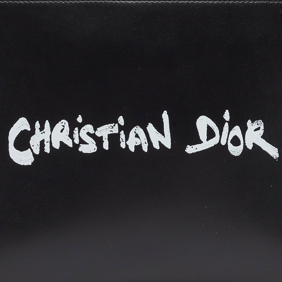 Dior  Leather Logo Slim Pouch