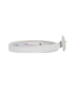 Dior Belt in White Leather