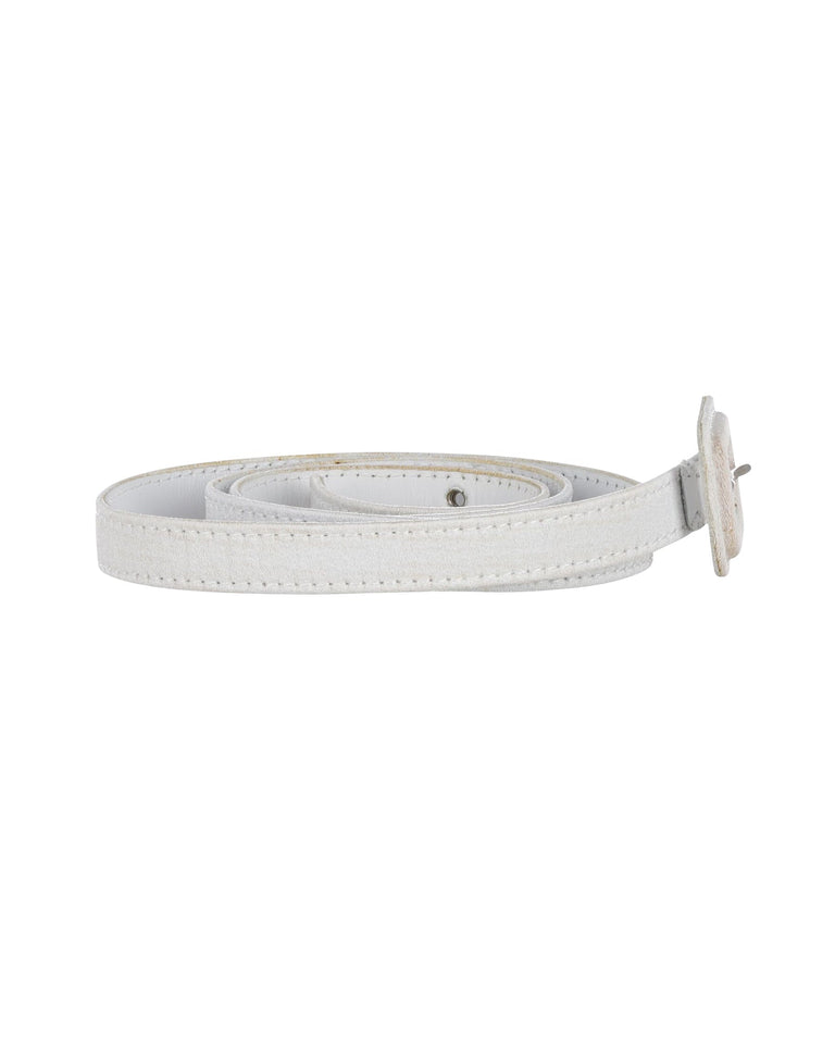 Dior Belt in White Leather