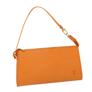 Louis Vuitton Pochette Accessoire  Leather Clutch Bag