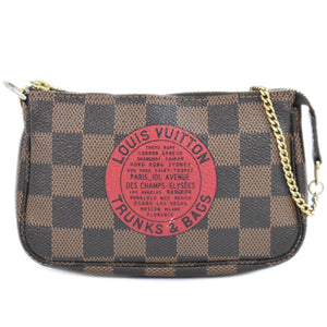 Louis Vuitton Mini Pochette Accessoires  Calfskin Clutch Bag
