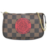 Louis Vuitton Mini Pochette Accessoires  Calfskin Clutch Bag