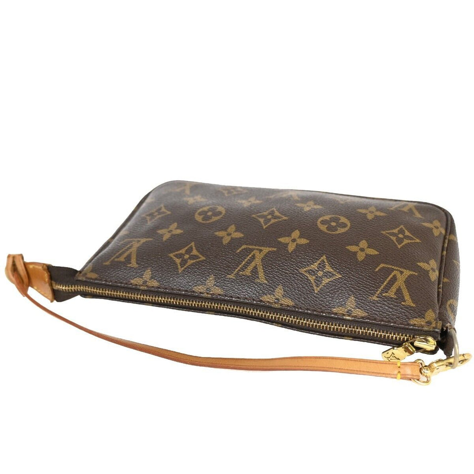 Louis Vuitton Pochette Accessoires  Canvas Clutch Bag