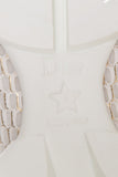 Christian Dior White & Gold D-Connect Sneakers SZ 35