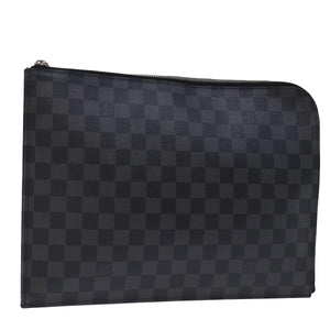 Louis Vuitton Pochette Jour  Canvas Clutch Bag
