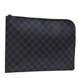 Louis Vuitton Pochette Jour  Canvas Clutch Bag