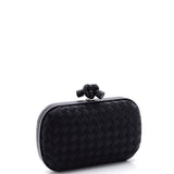 Box Knot Clutch Intrecciato Satin Small