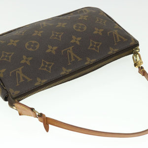 Louis Vuitton Pochette Accessoire  Canvas Clutch Bag
