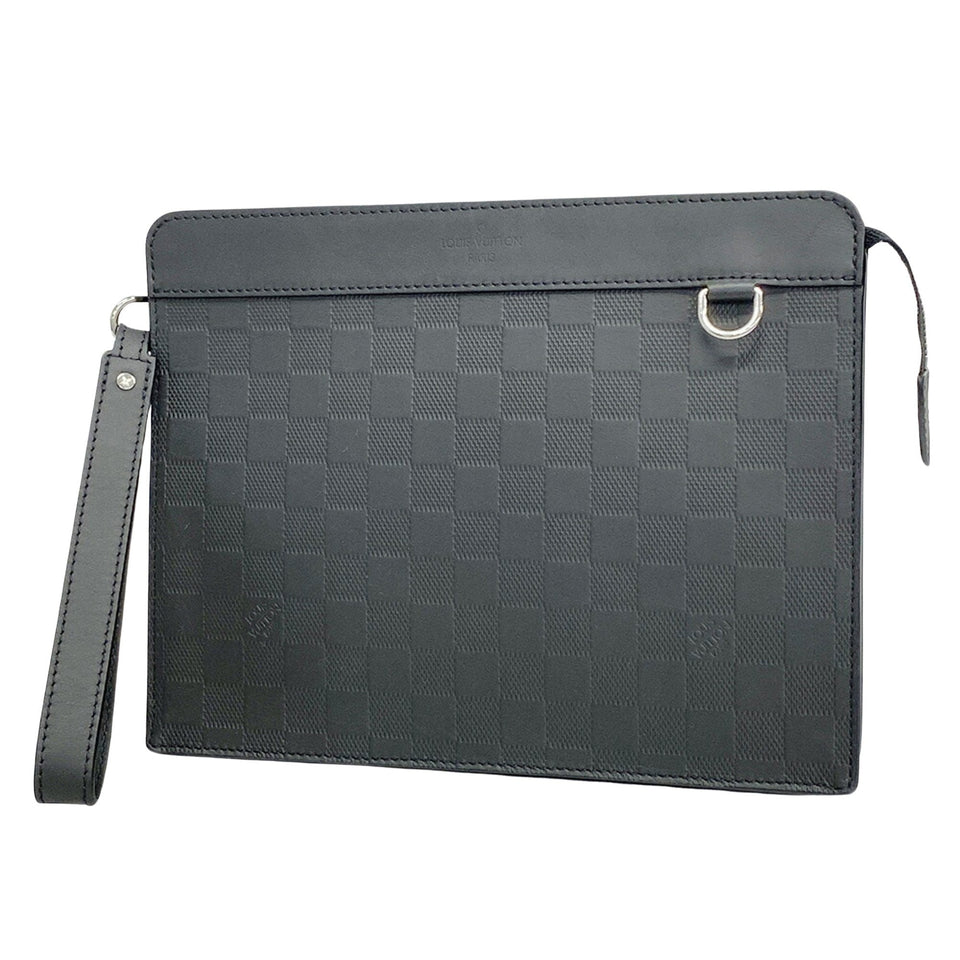 Louis Vuitton Pochette  Canvas Clutch Bag