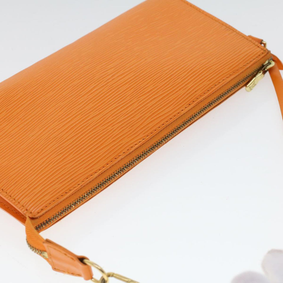 Louis Vuitton Pochette Accessoire  Leather Clutch Bag