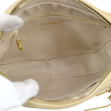 CHANEL 1994-1996 Triple CC Camera Bag Small Beige Lambskin