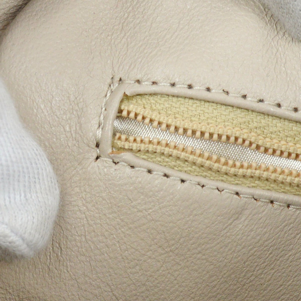 CHANEL 1994-1996 Triple CC Camera Bag Small Beige Lambskin