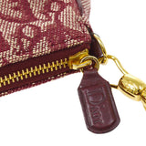 Christian Dior 2002 Trotter Saddle Hand Bag Bordeaux ao31586