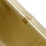 CHANEL 1996-1997 Gold Lambskin Faux Tortoiseshell Kisslock Evening Bag
