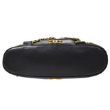 CHANEL vintage Triple CC Backpack Black Caviar