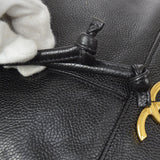 CHANEL vintage Triple CC Backpack Black Caviar
