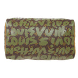 LOUIS VUITTON SPEEDY 30 HAND BAG KHAKI MONOGRAM GRAFFITI M92194 ao34041