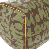 LOUIS VUITTON SPEEDY 30 HAND BAG KHAKI MONOGRAM GRAFFITI M92194 ao34041