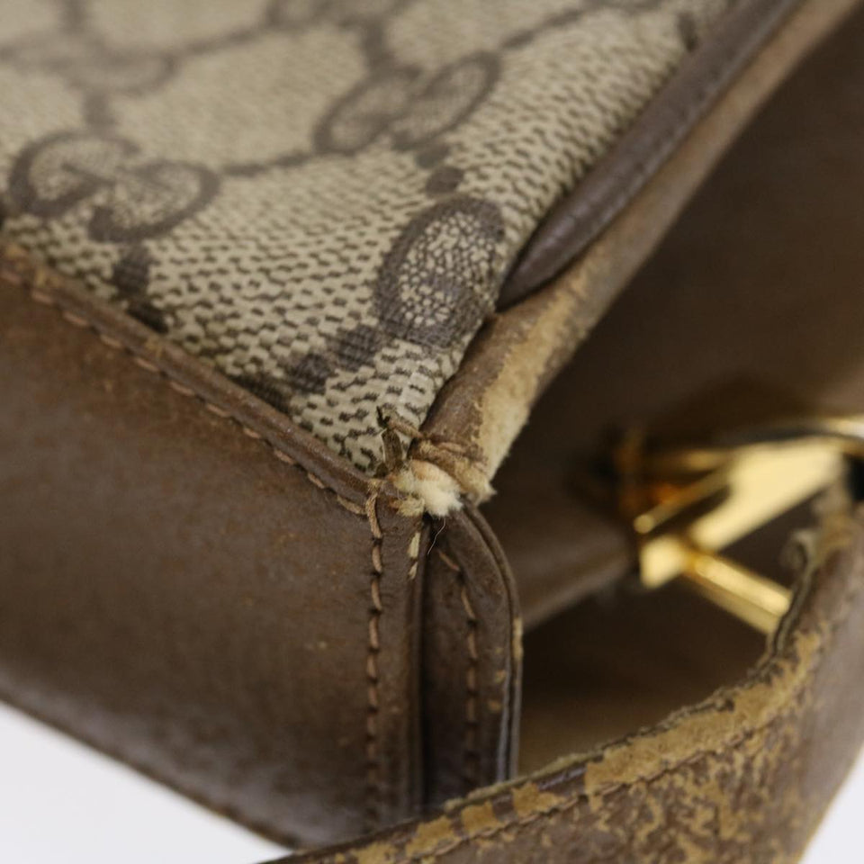 GUCCI Web Sherry Line GG Canvas Shoulder Bag Beige Red Green  ar6721