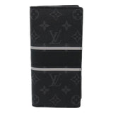 LOUIS VUITTON Eclipse Flash Portefeuille Braza Long Wallet M64438 LV Auth ar6842A