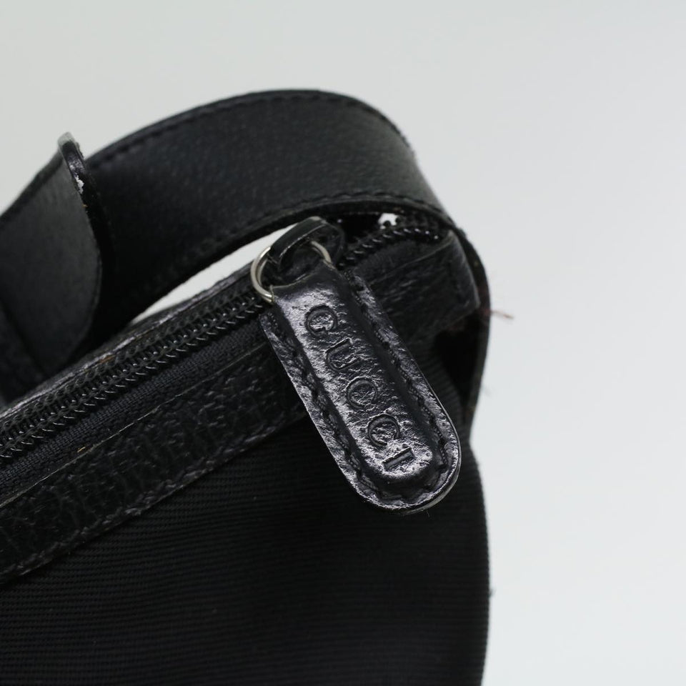 GUCCI Shoulder Bag Canvas Black  ar8657
