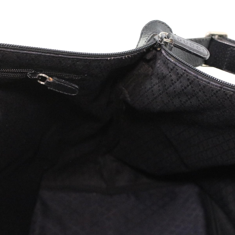 GUCCI Shoulder Bag Canvas Black  ar8657