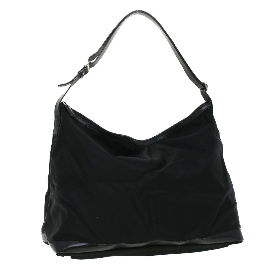 GUCCI Shoulder Bag Canvas Black  ar8657