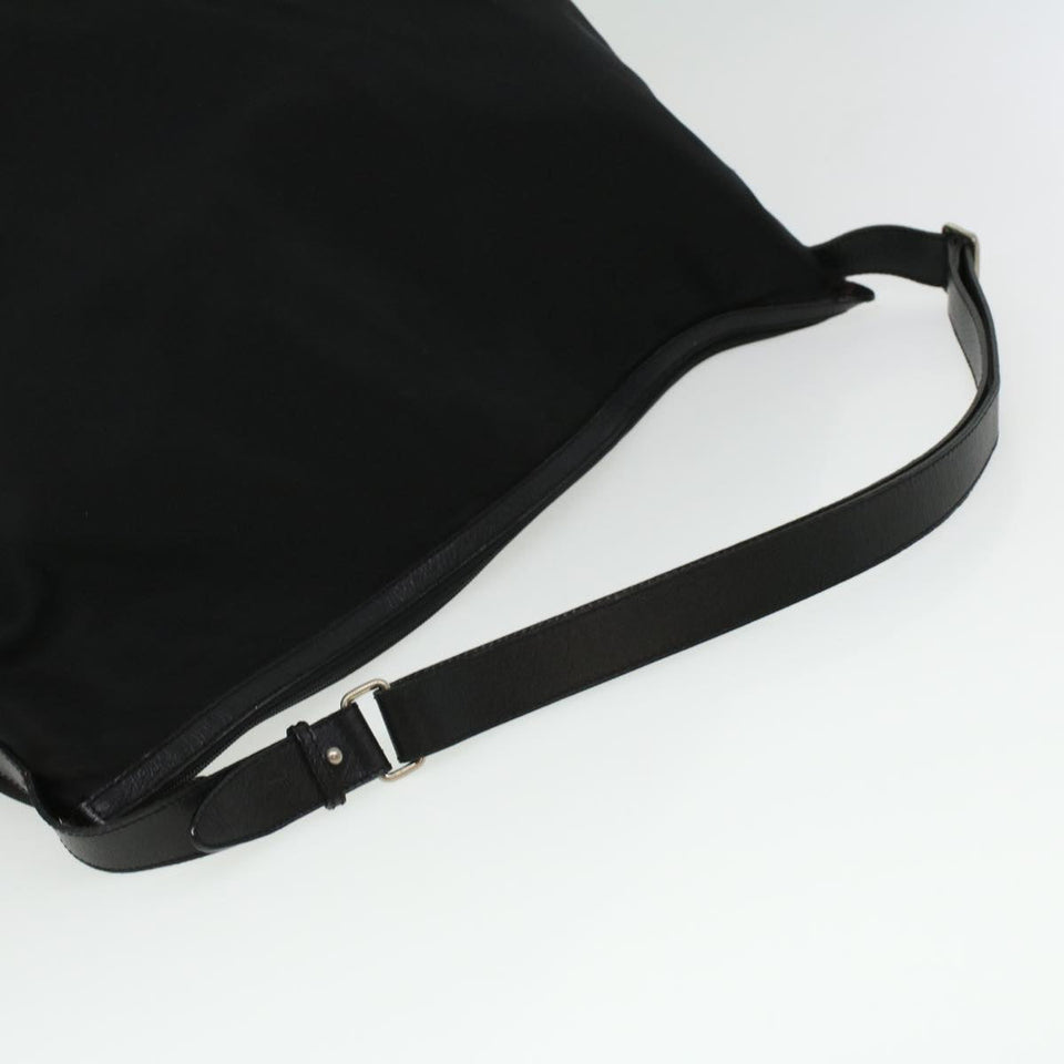 GUCCI Shoulder Bag Canvas Black  ar8657