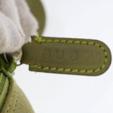 GUCCI Shoulder Bag Suede Green 00734440221  ar9684B