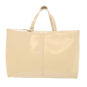 GUCCI Hand Bag Patent leather 2way Beige 002-2113-0476  ar9776