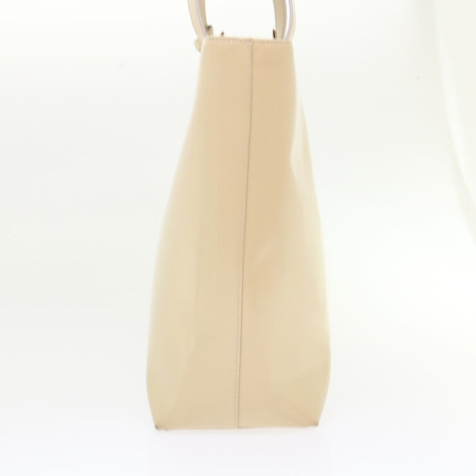 GUCCI Hand Bag Patent leather 2way Beige 002-2113-0476  ar9776