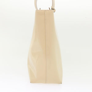GUCCI Hand Bag Patent leather 2way Beige 002-2113-0476  ar9776