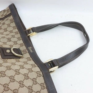 Gucci Abbey Canvas Tote Bag