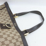 Gucci Abbey Canvas Tote Bag