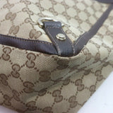 Gucci Abbey Canvas Tote Bag