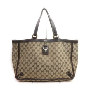 Gucci Abbey Canvas Tote Bag