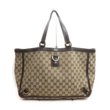 Gucci Abbey Canvas Tote Bag