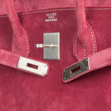 Hermes Birkin 35 Bag Fuchsia Pink Doblis Palladium Rare