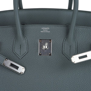 Hermes Birkin 35 Bag Vert Amande Togo Leather with Palladium Hardware